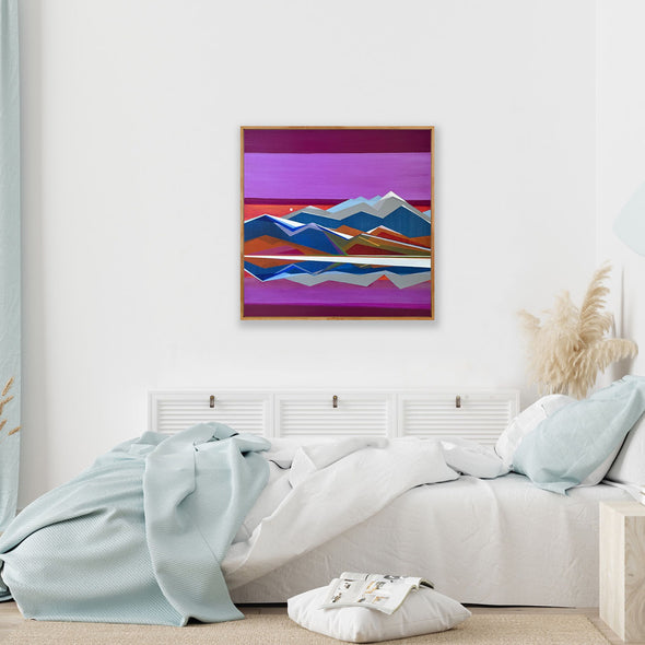 Mountain Valley, 30in x 30in - Original Painting