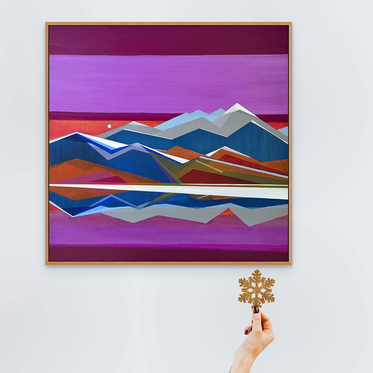 Mountain Valley, 30in x 30in - Original Painting