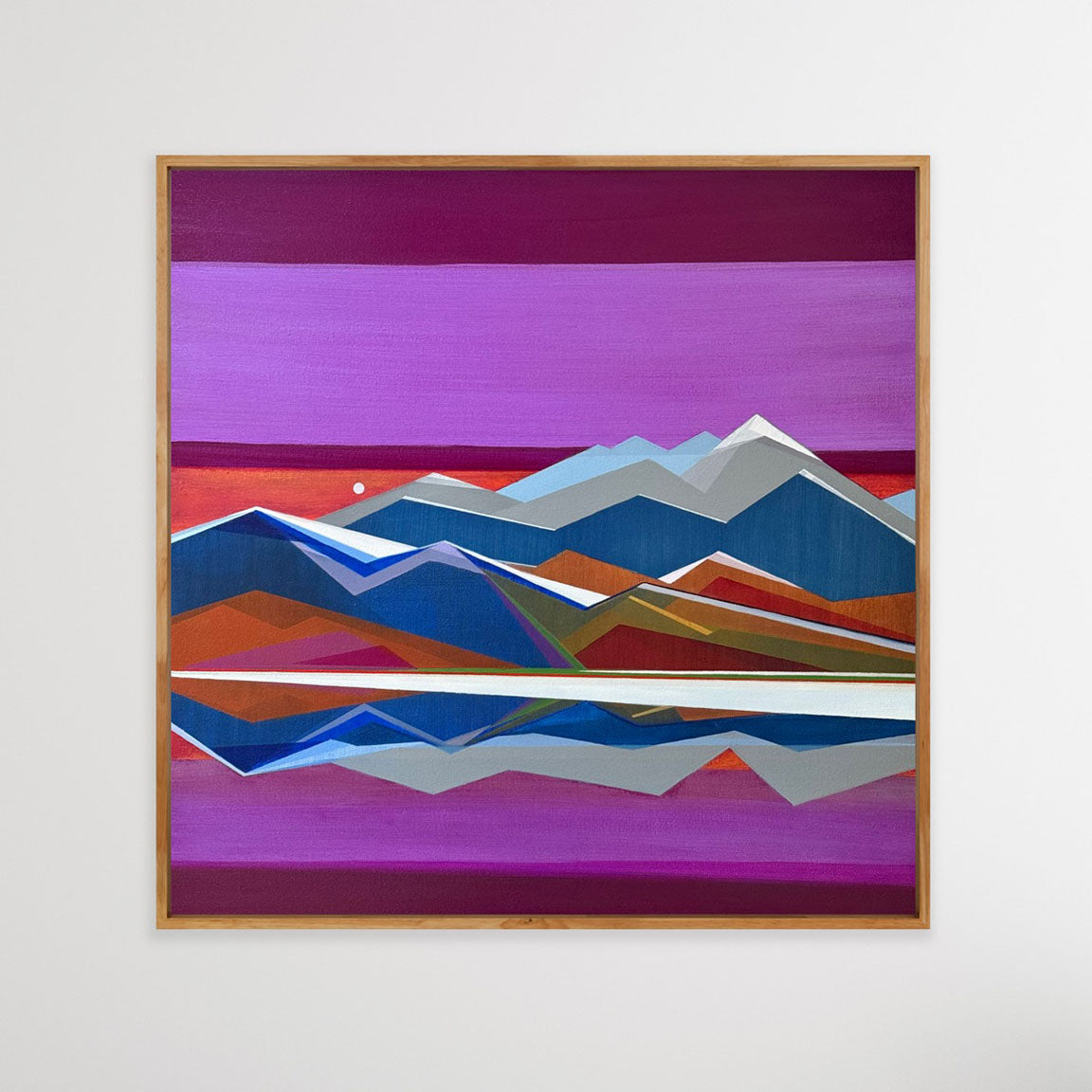Mountain Valley, 30in x 30in - Original Painting