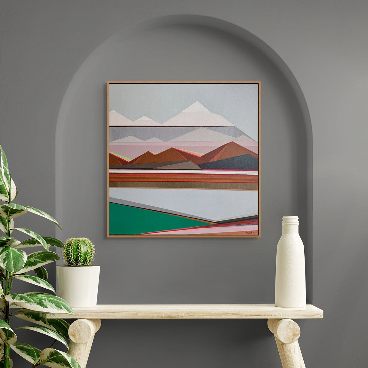 Vista, 30in x 30in - Original Mountain Painting